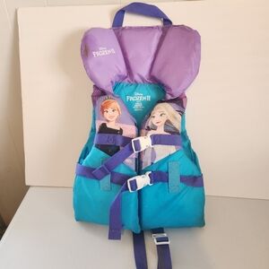 Disney Frozen II Anna Elsa Kids Child Size Life Jacket PFD 30-60 Lbs